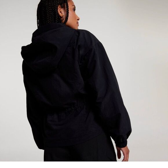 New Women's CALIA Women's Hooded long sleeve Windbreaker black size XL $118 - Picture 4 of 11